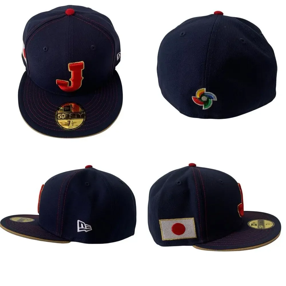 New Era 59FIFTY Size 7 1/2 Japan Baseball 2026 World Baseball Fitted Hat Cap New